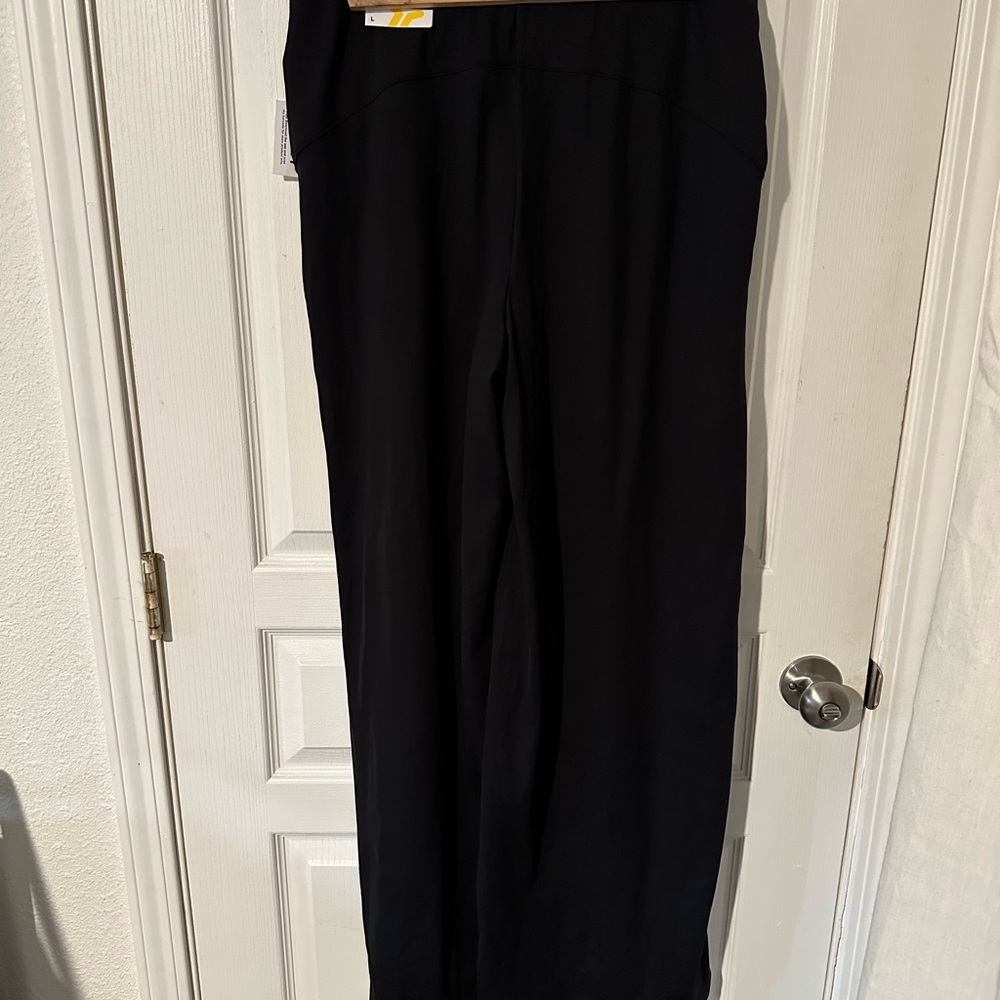 Black Old Nvy Wide-Leg Pants
